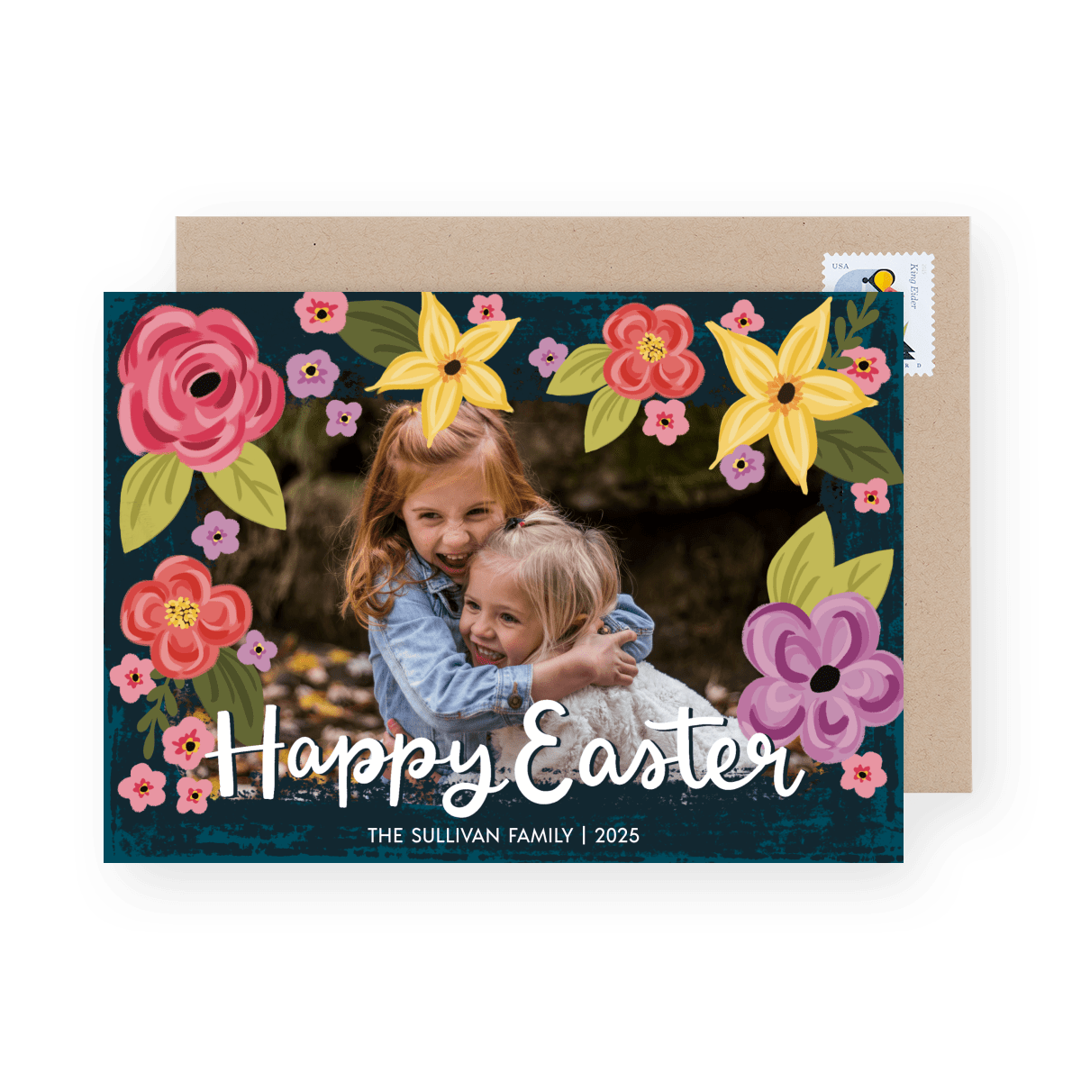 Easter Floral Frame