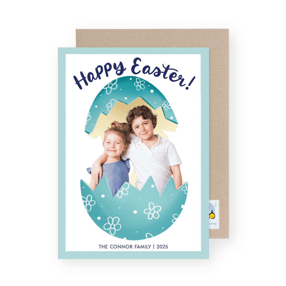 Easter Egg Cutout Blue
