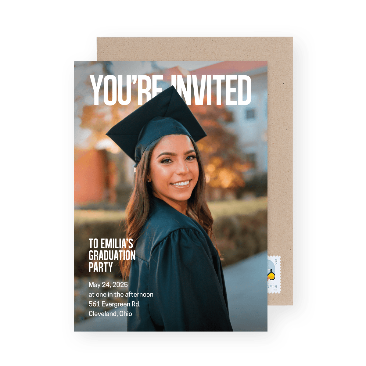 You're Invited Custom Graduation Party