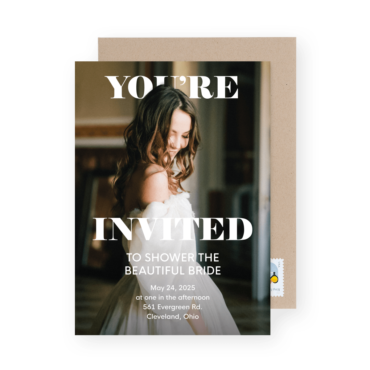 Simple Bridal Shower Invite