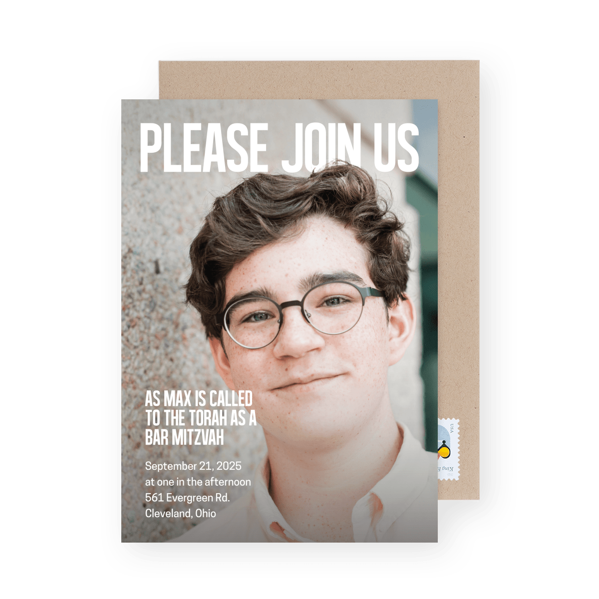 You're Invited Custom Mitzvah Invite