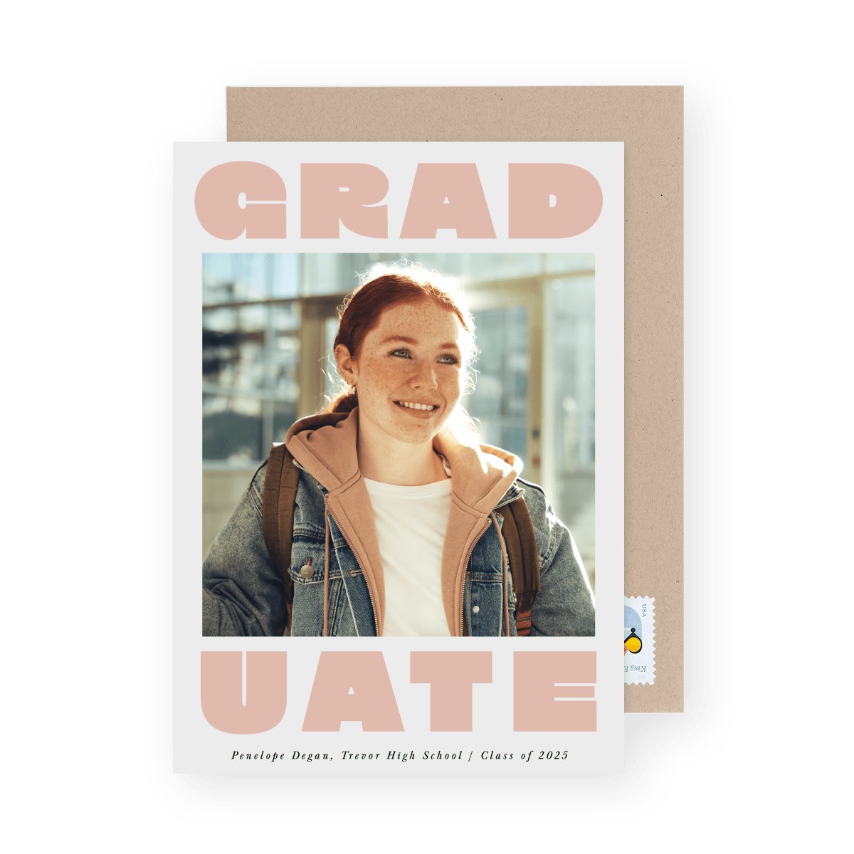 Grad Front Page Peach