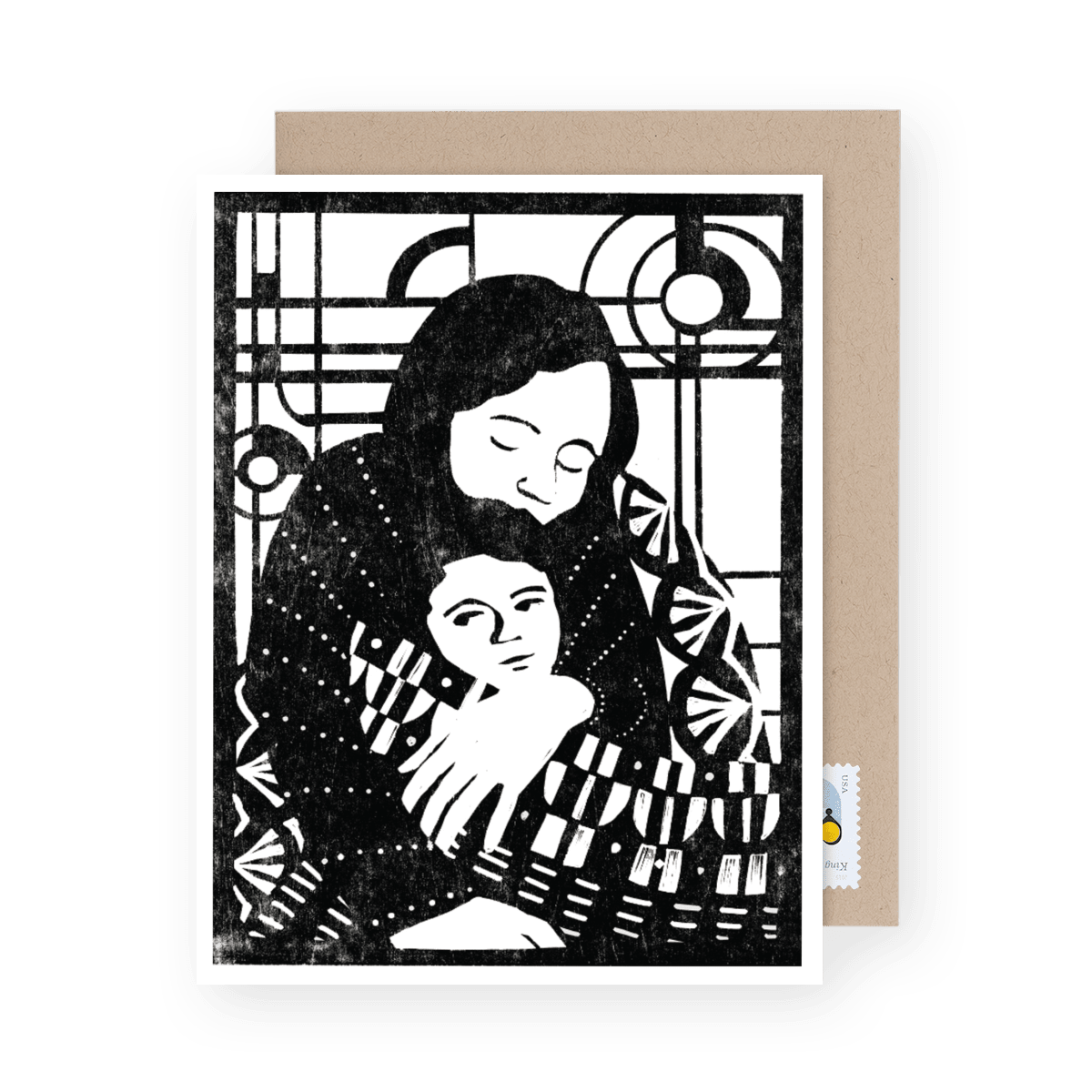 Art Deco Mother And Child
