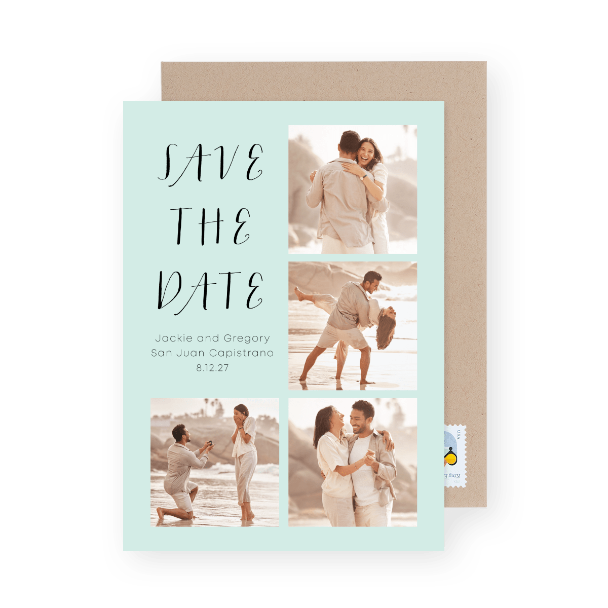 Four Photo Save The Date