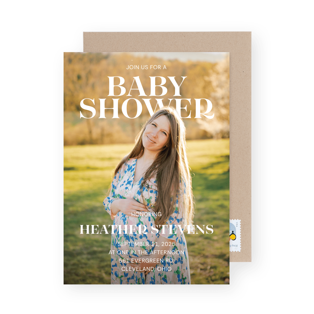 Custom Photo Baby Shower