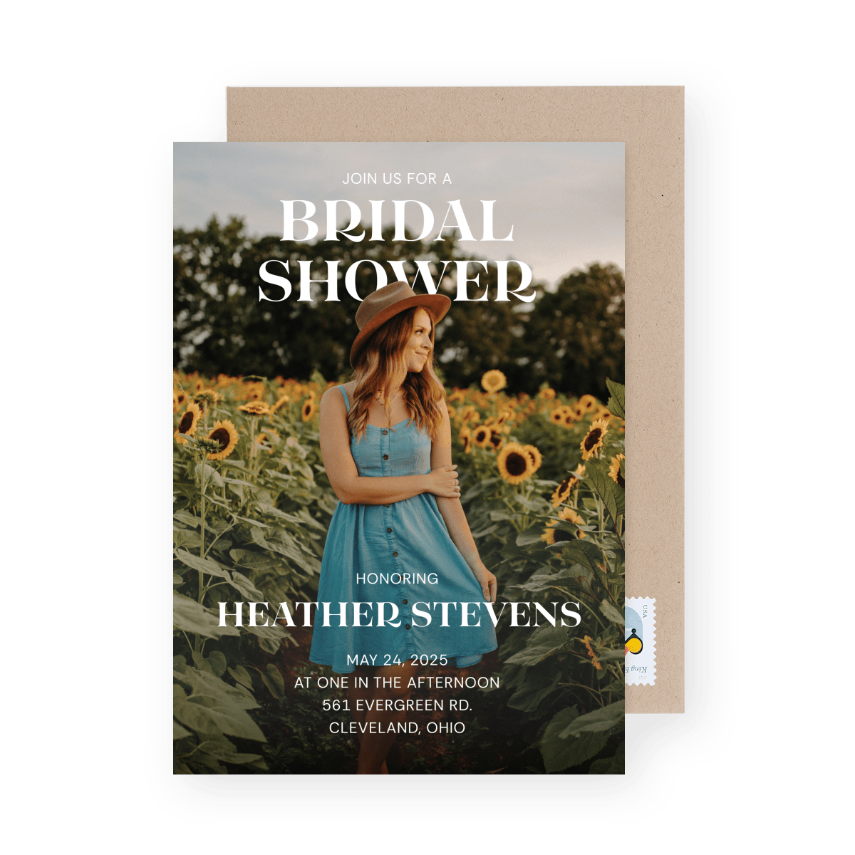 Custom Photo Bridal Shower