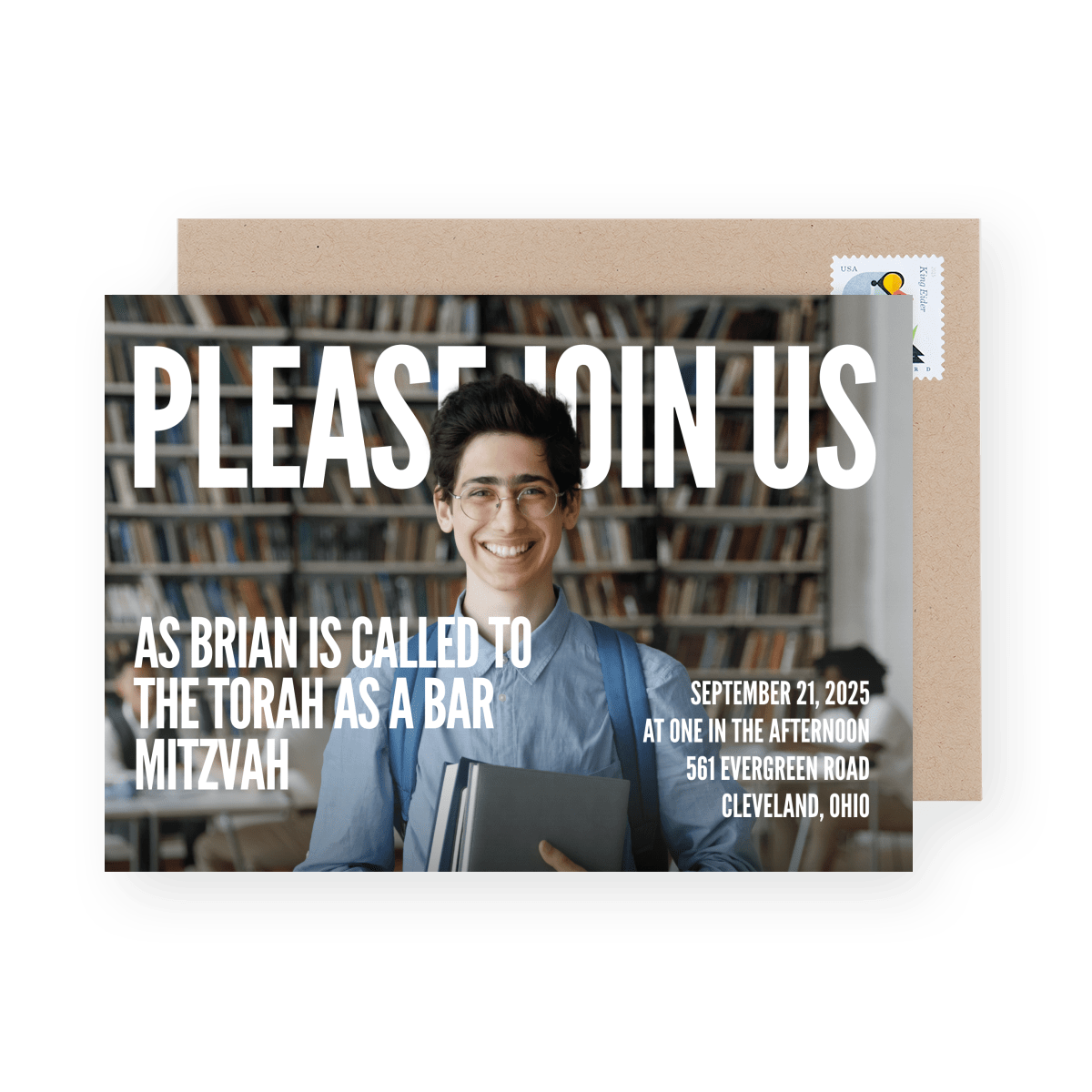 Bold Pop Out Mitzvah Party