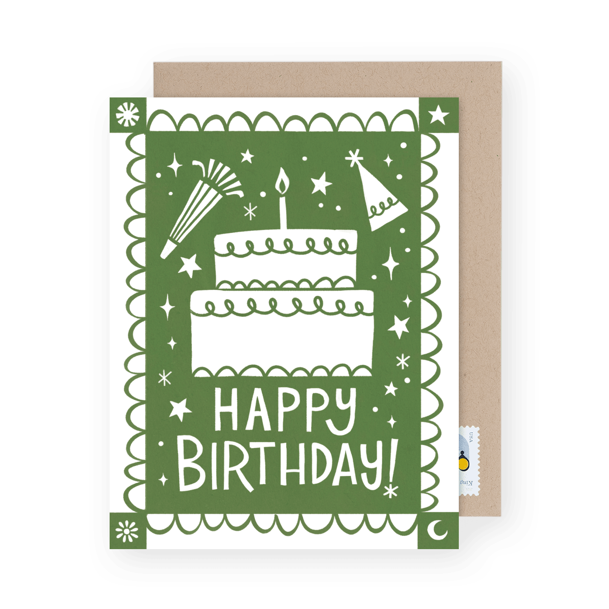 Wood Block Birthday