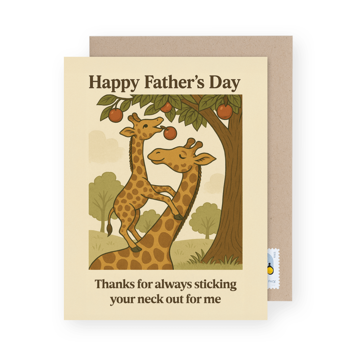 Giraffe Father's Day