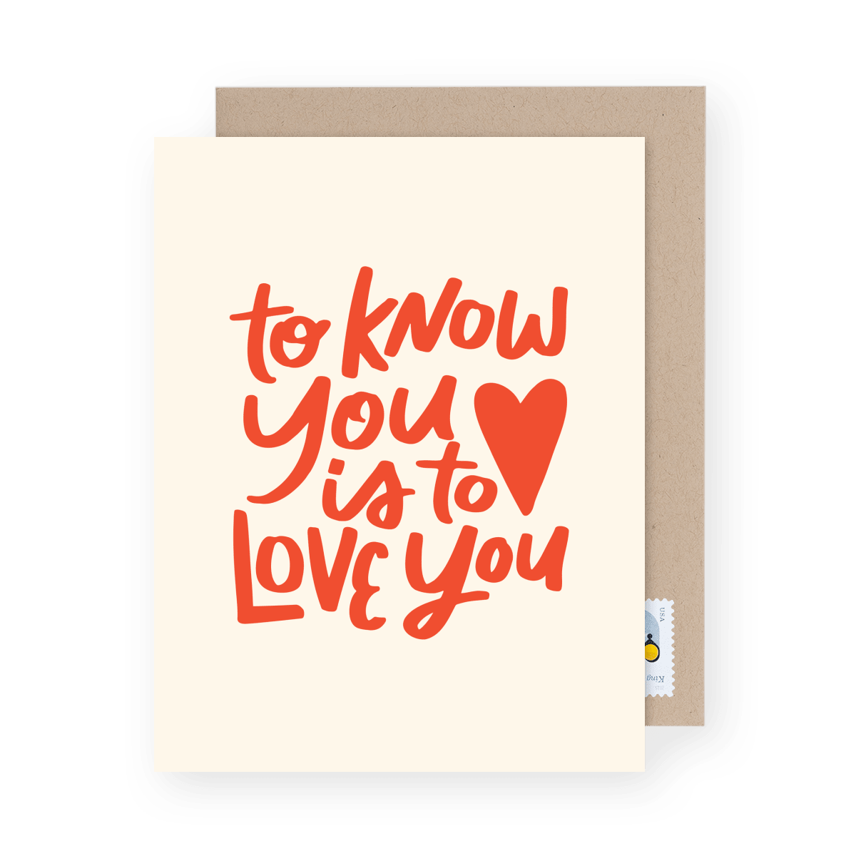 To Know You