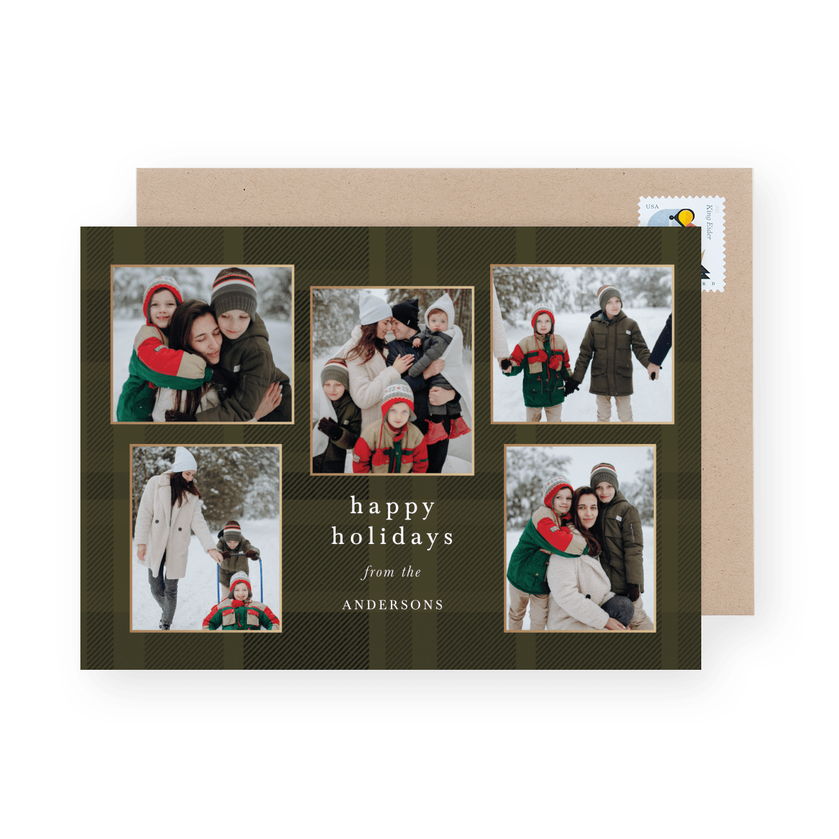 Plaid Frames Holiday