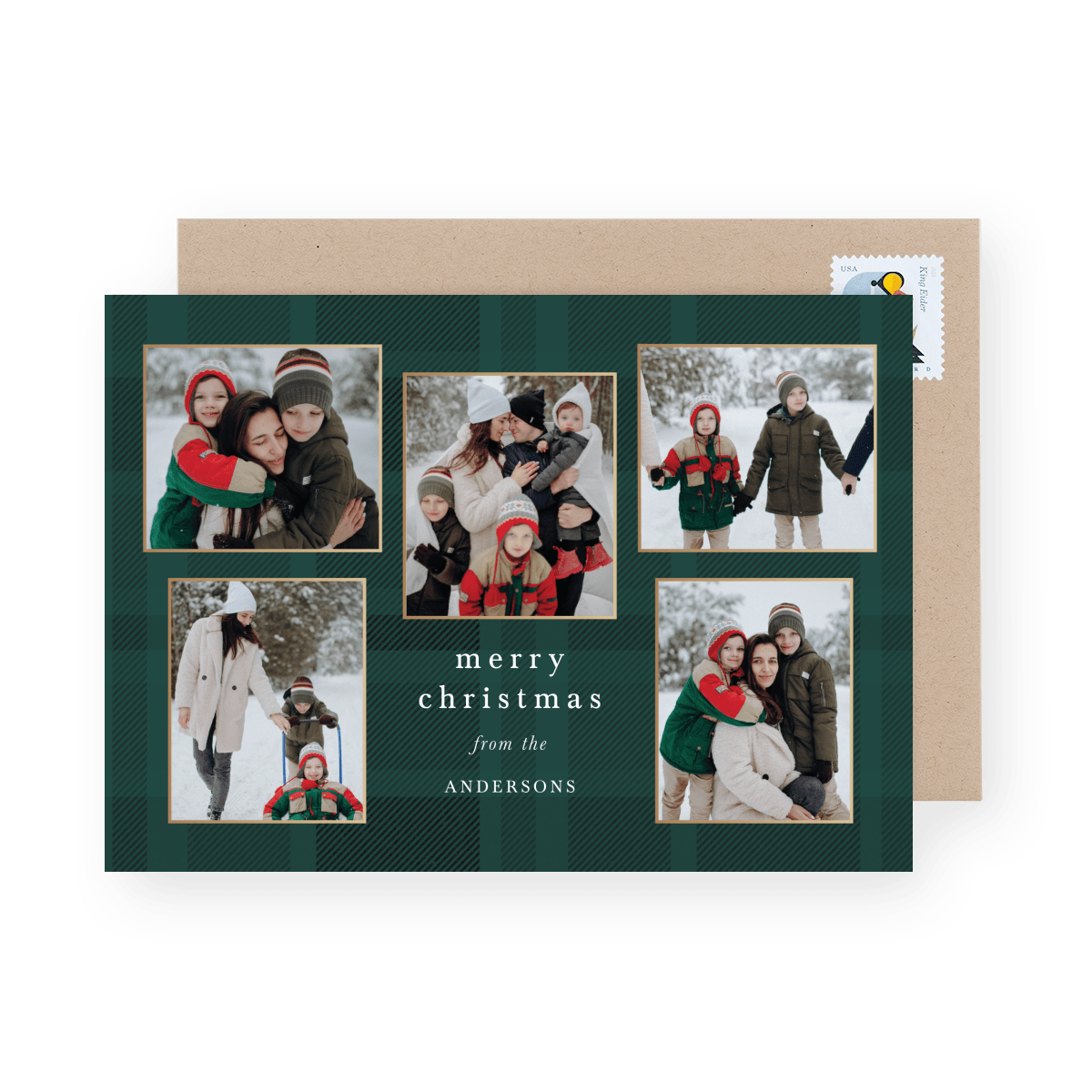 Plaid Frames Christmas