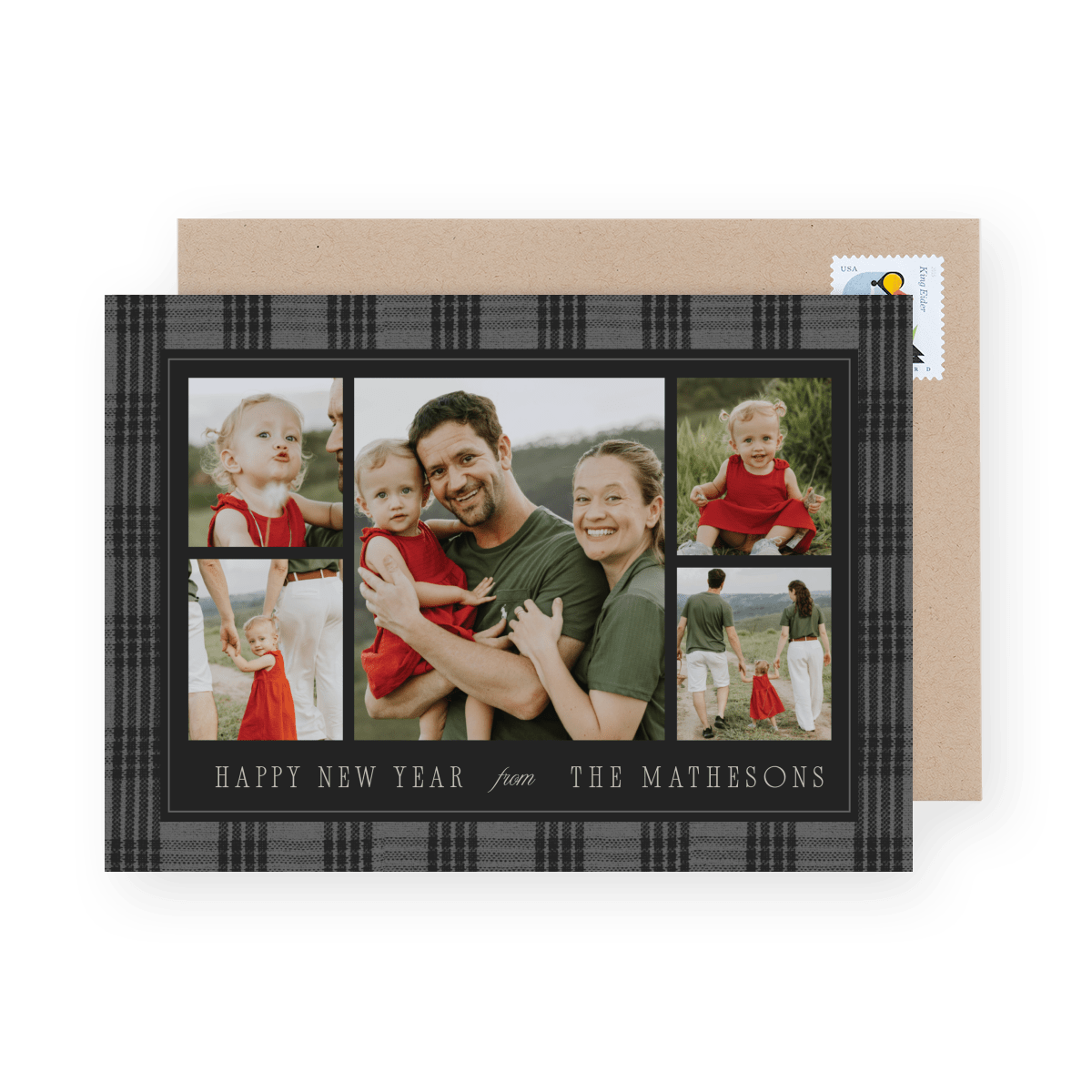 Rustic Plaid New Year