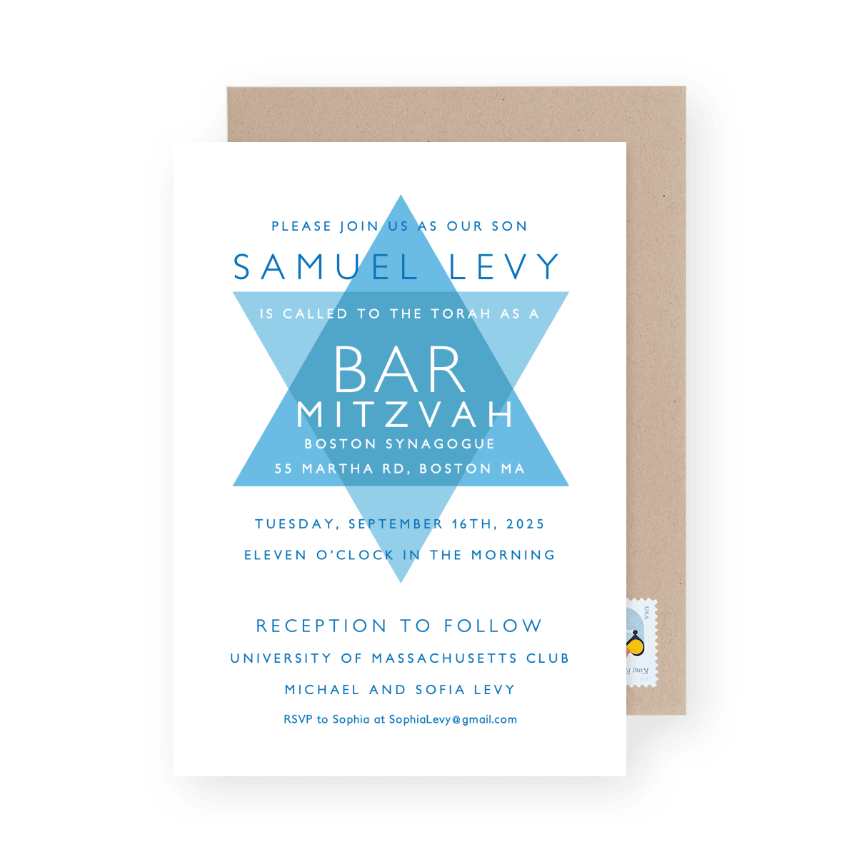 Modern Star Invite