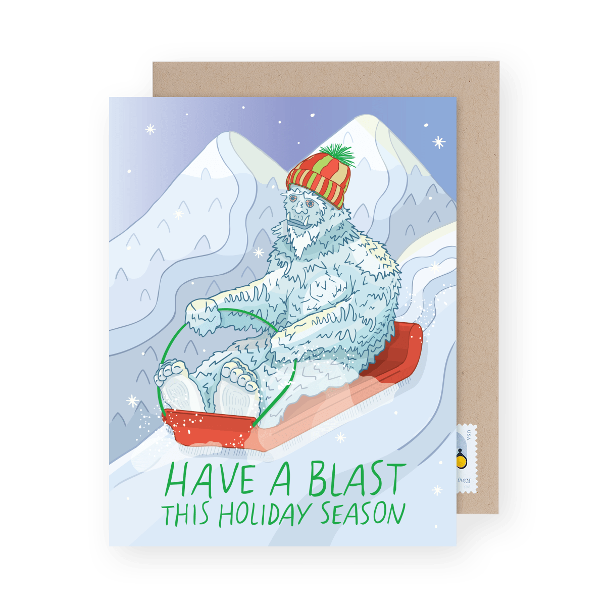 Sledding Yeti