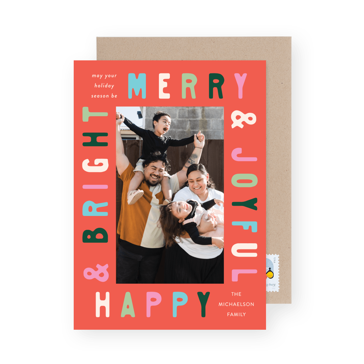 Best Wishes Multicolor Red