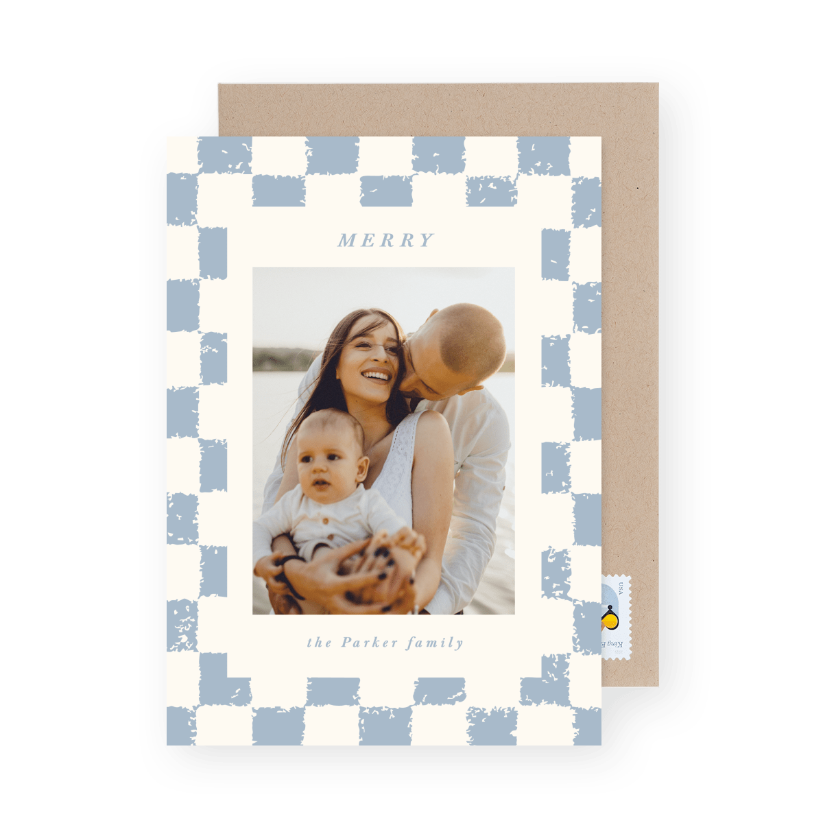 Checkered Blue