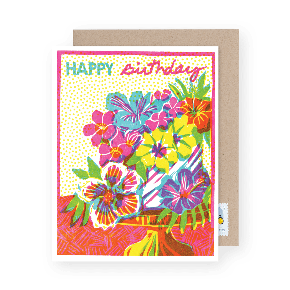 Tropical Floral Cake