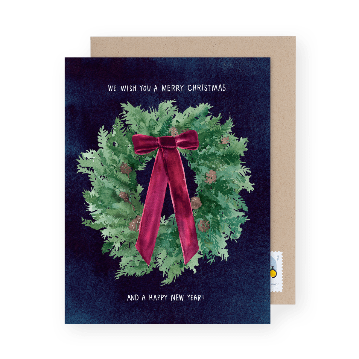 Velvet Bow Wreath