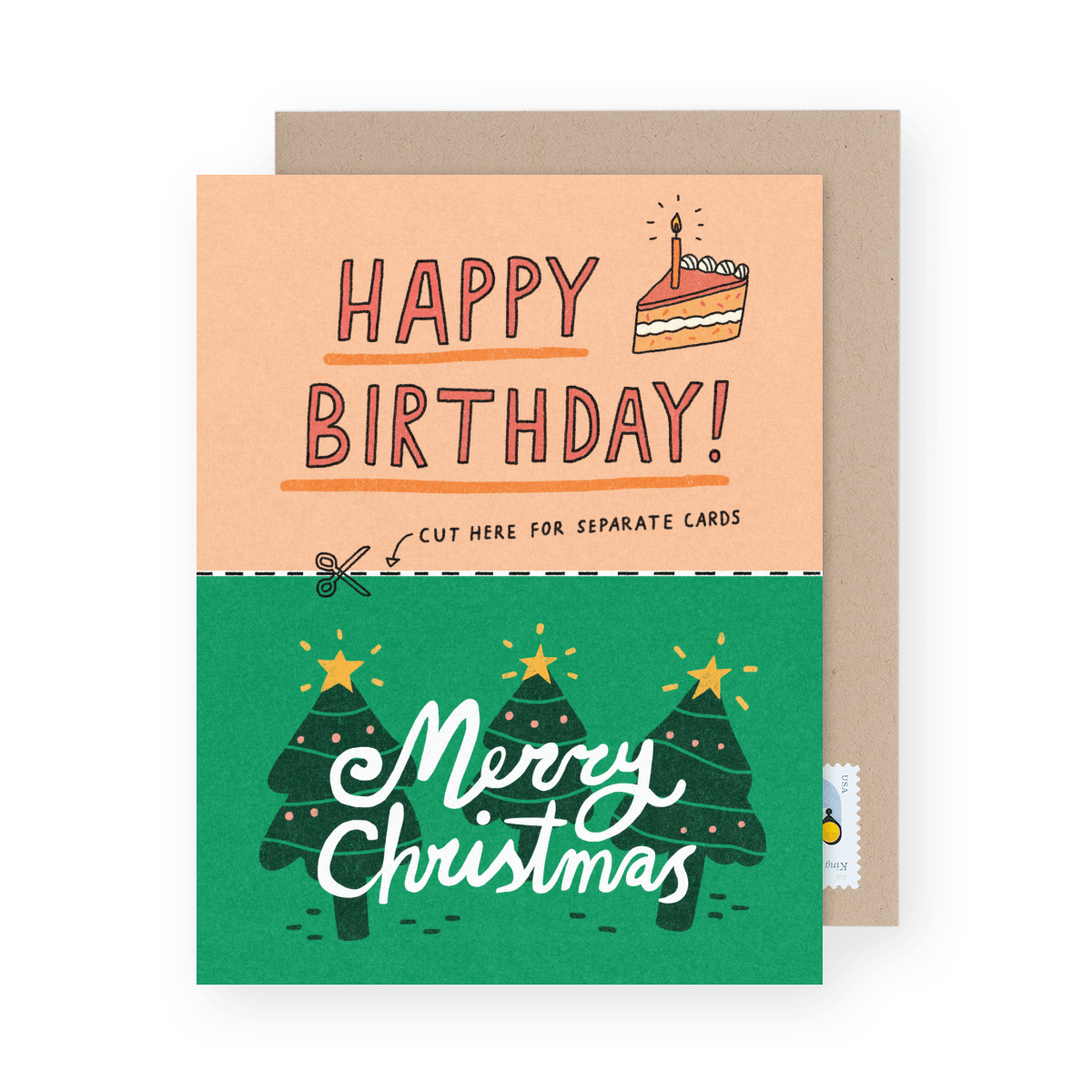 December Birthday Joint Card