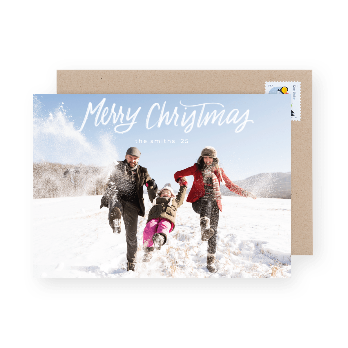 Hand Lettered Christmas Top