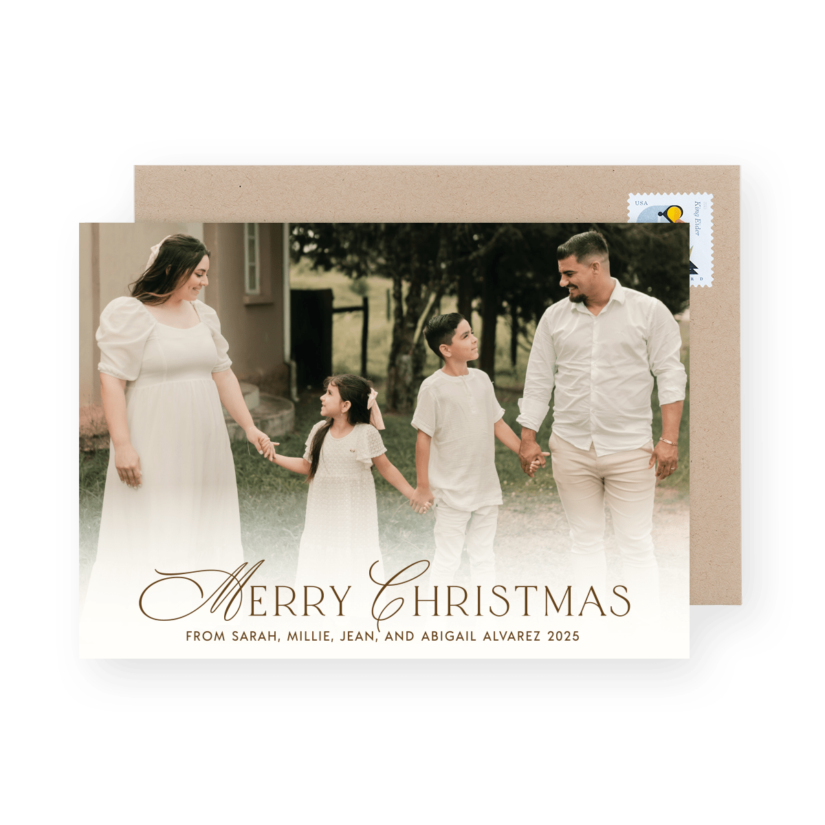 Frosted Photo Christmas