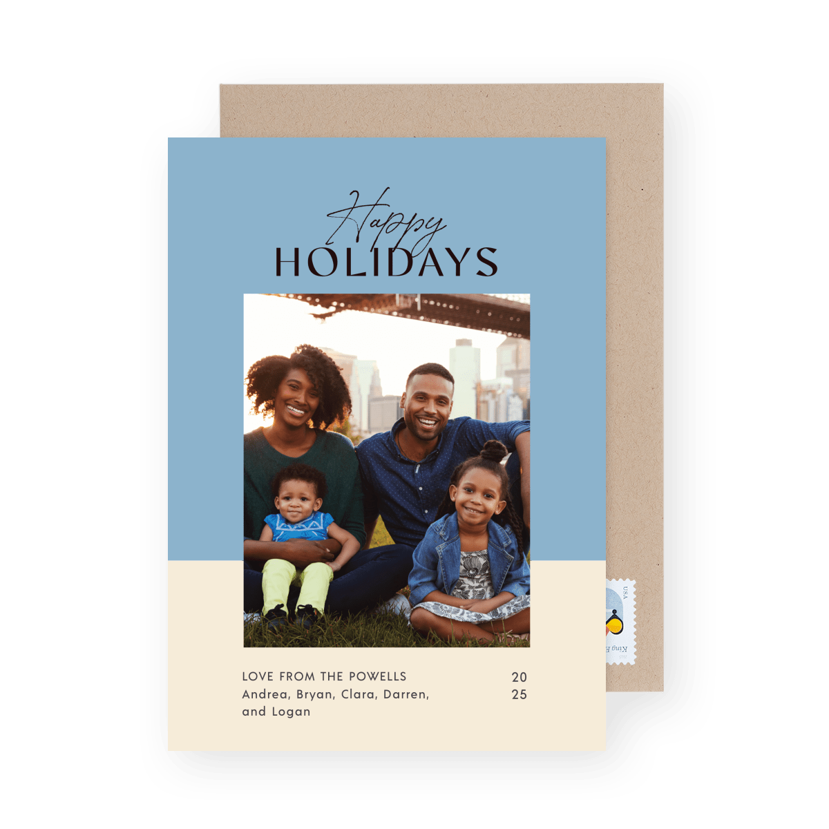 Blue Duotone Holidays