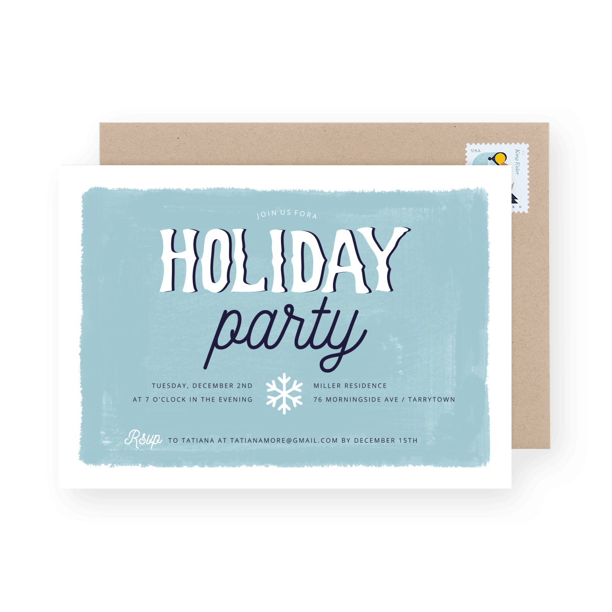 Blue Paint Holiday Party