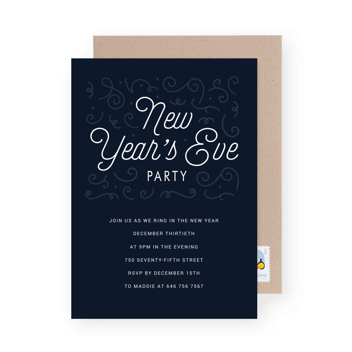 Ornamental Party Invite