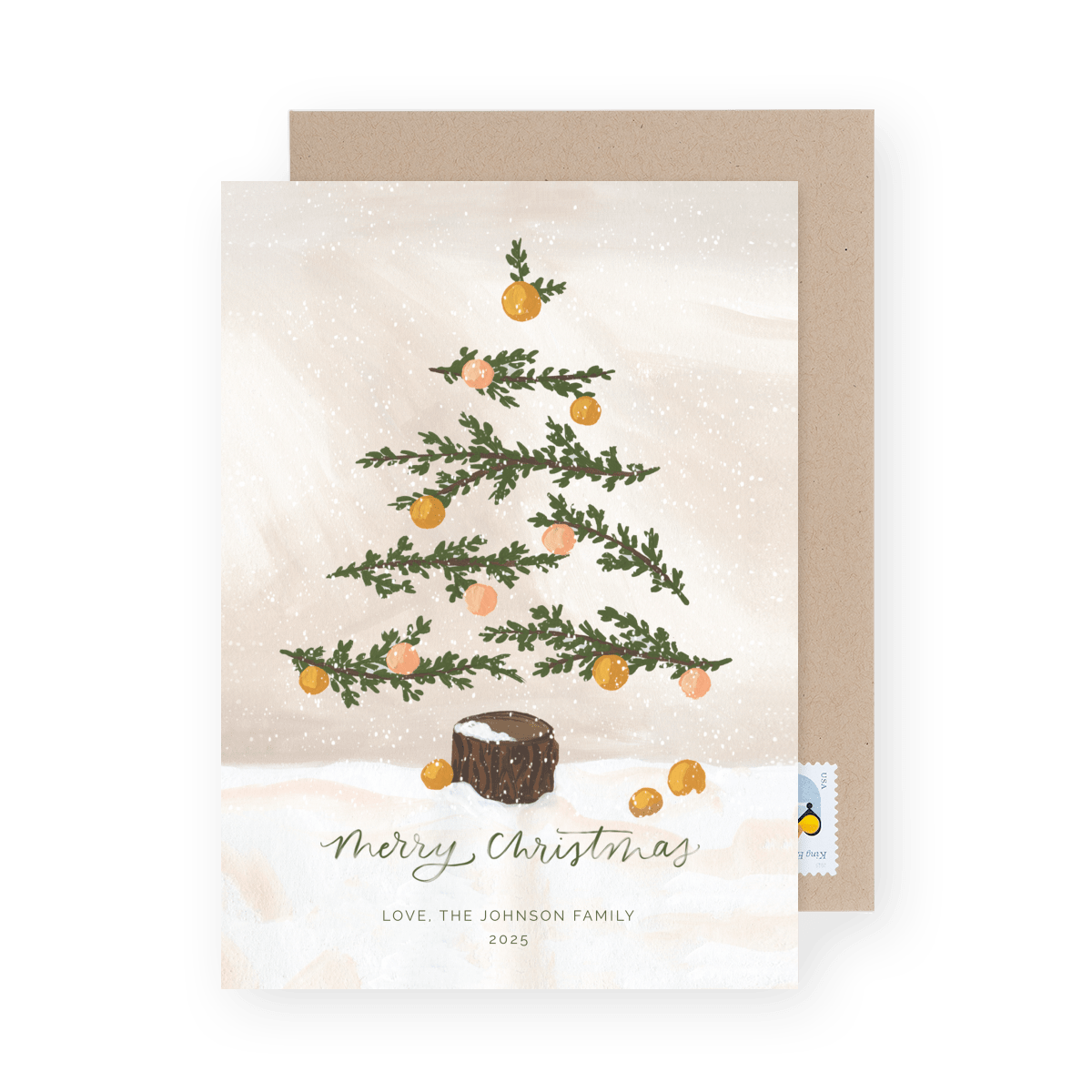 Painted Holiday Tree