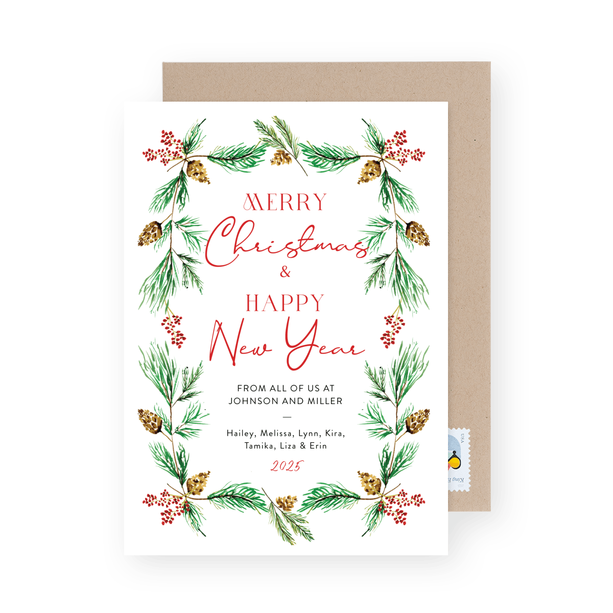 Pine Cone Garland Frame