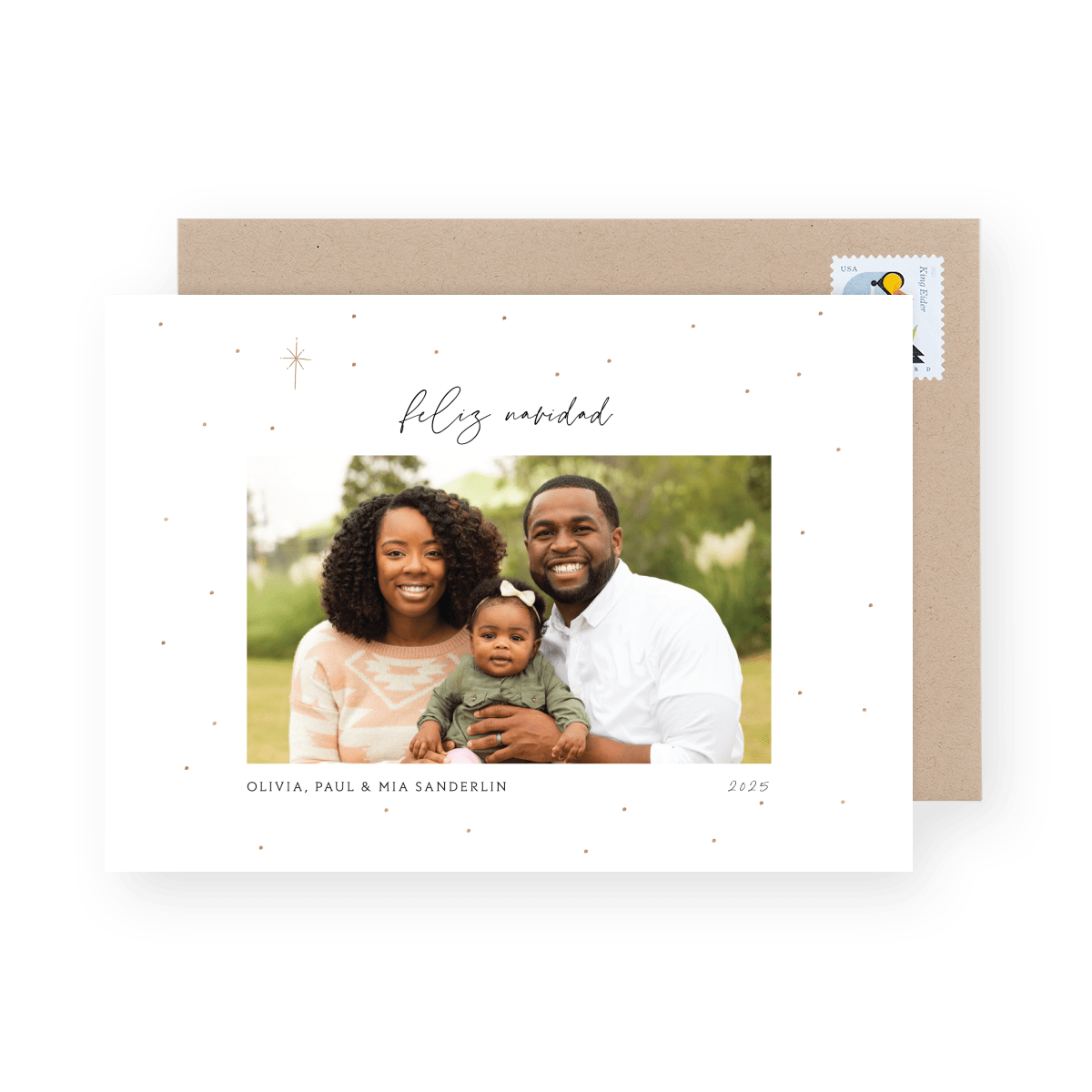 Swiss Dot Feliz Navidad