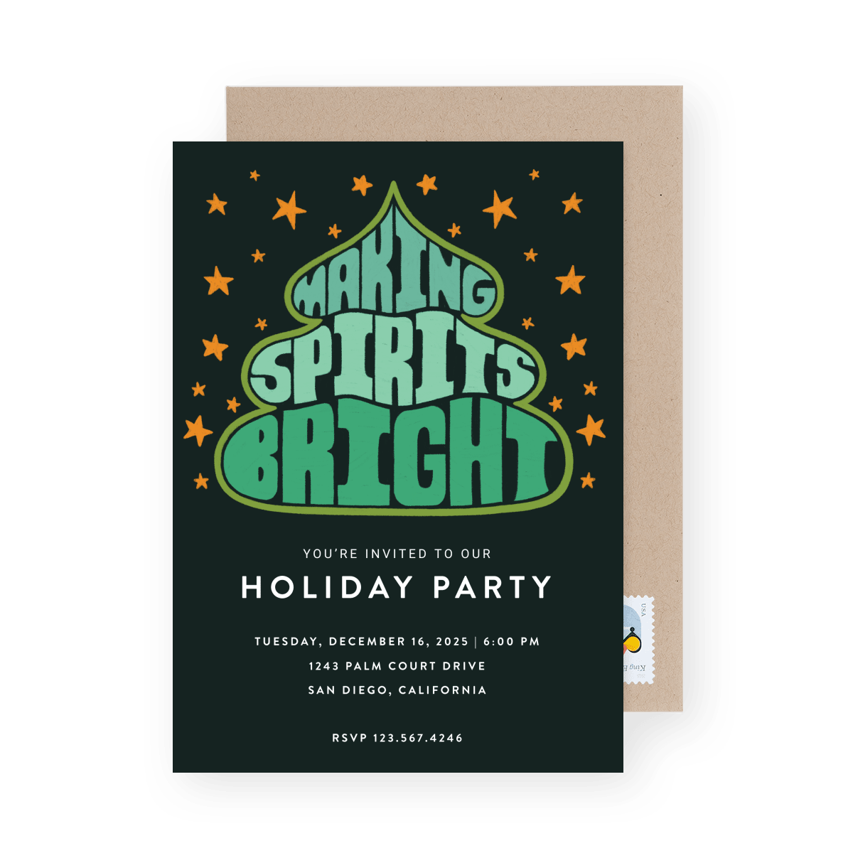 Holiday Tree Invite