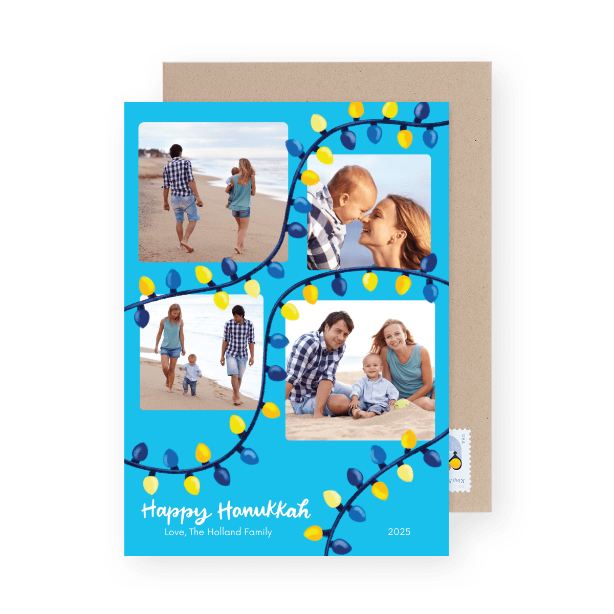 Hanging Hanukkah Lights