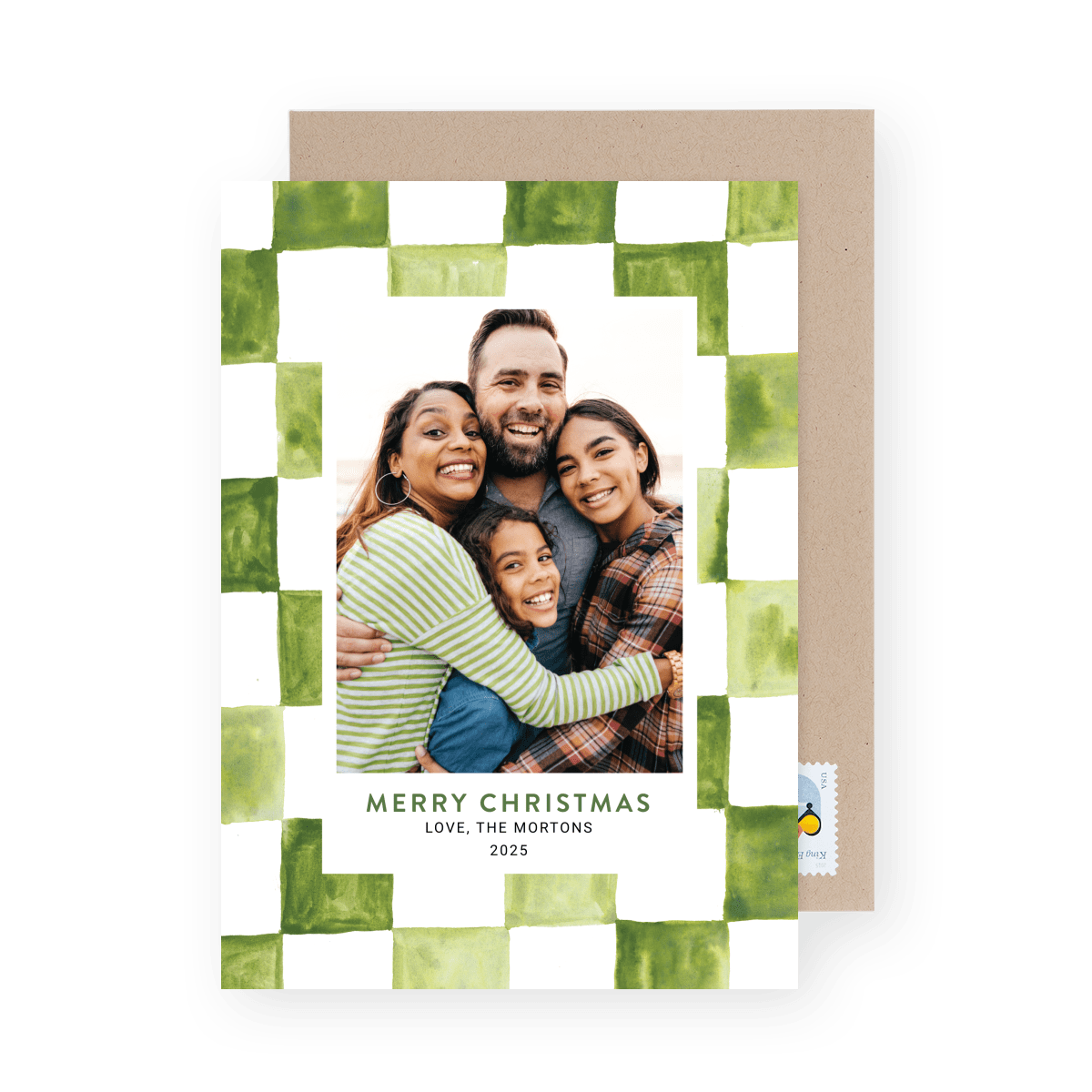 Pine Green Checkerboard