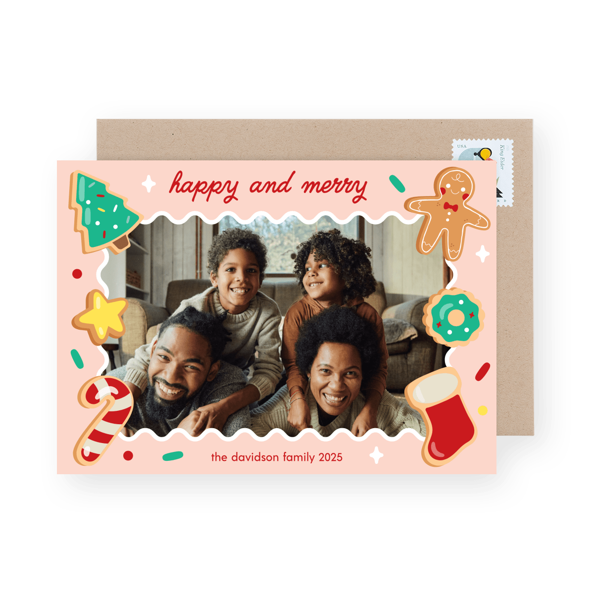 Christmas Cookie Frame Horizontal