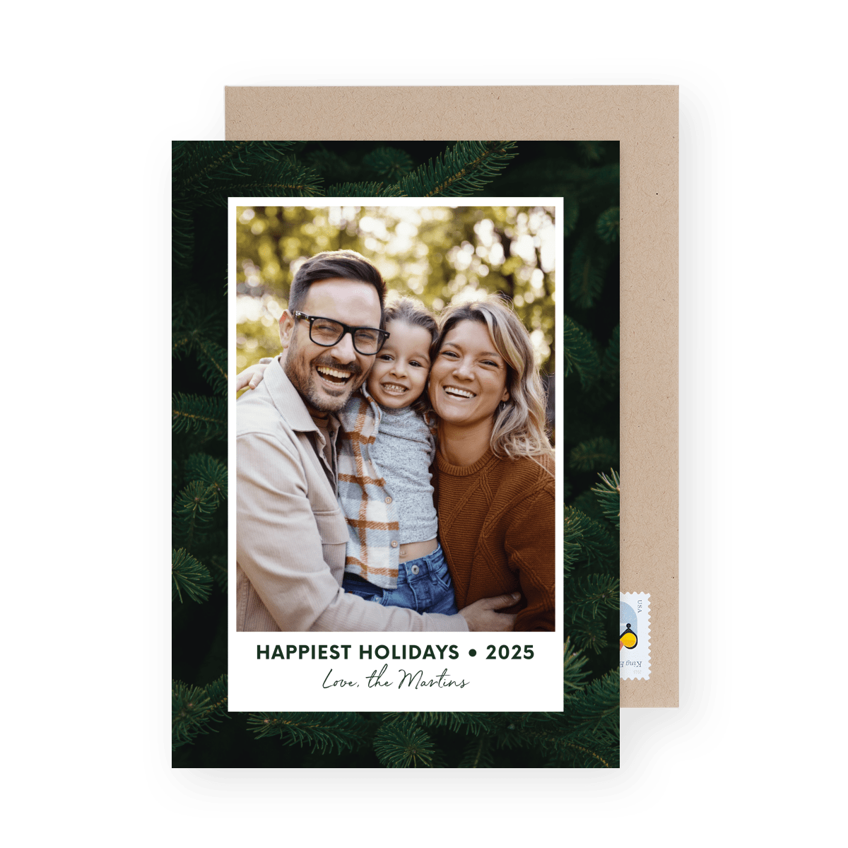 Minimalist Pine Tree Background