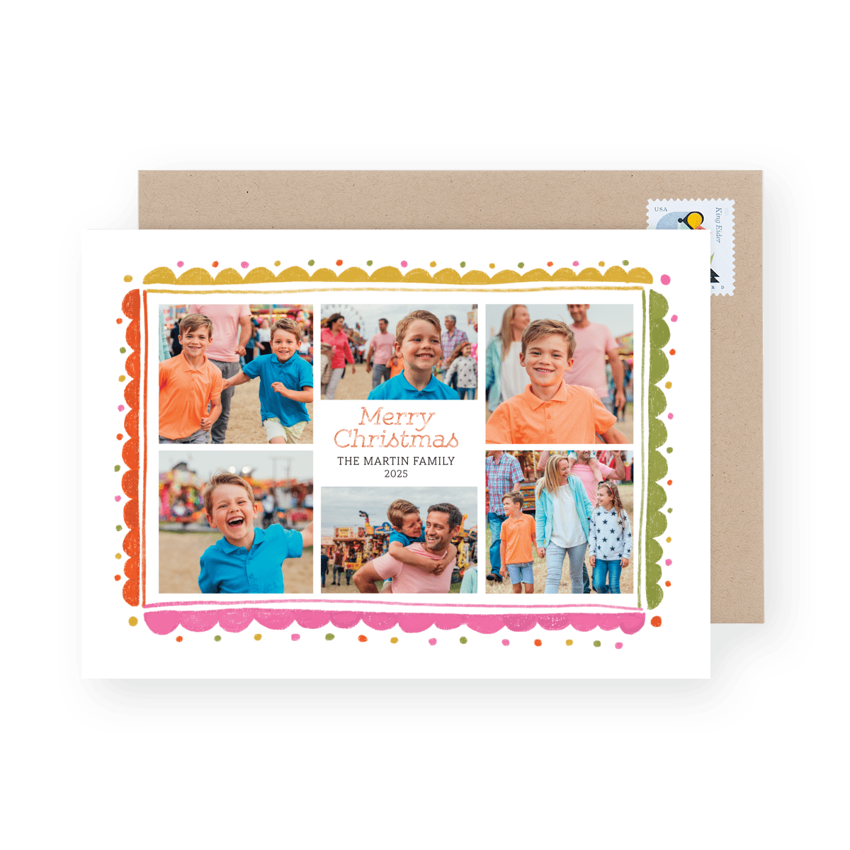 Sketched Scallop Frame