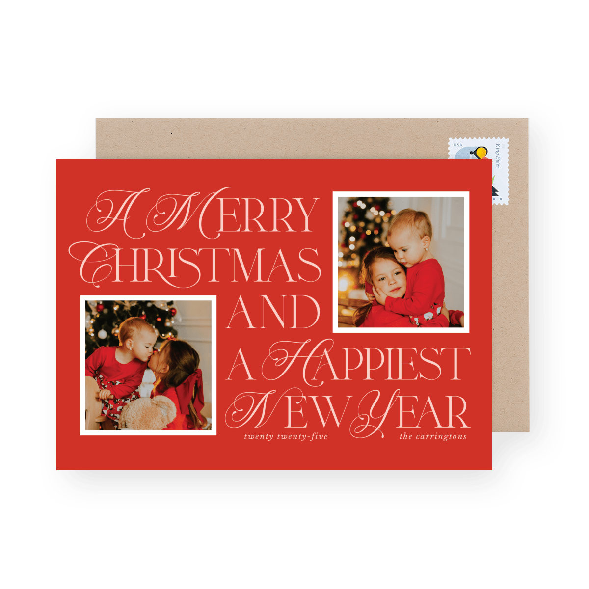 Merry Christmas Two Photo Script