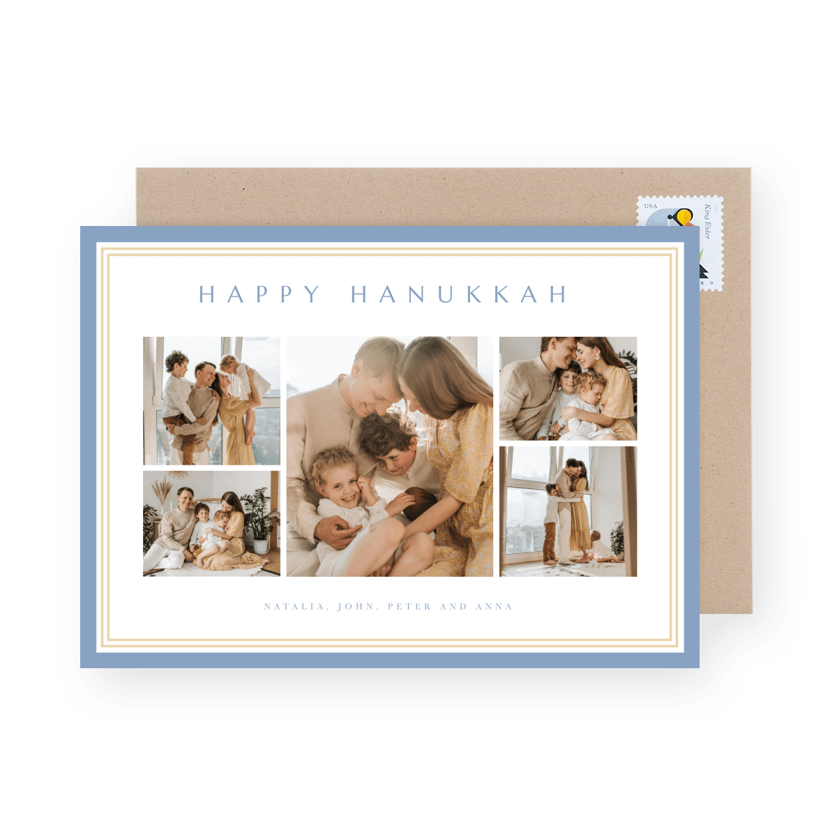 Minimalist Frame Hanukkah