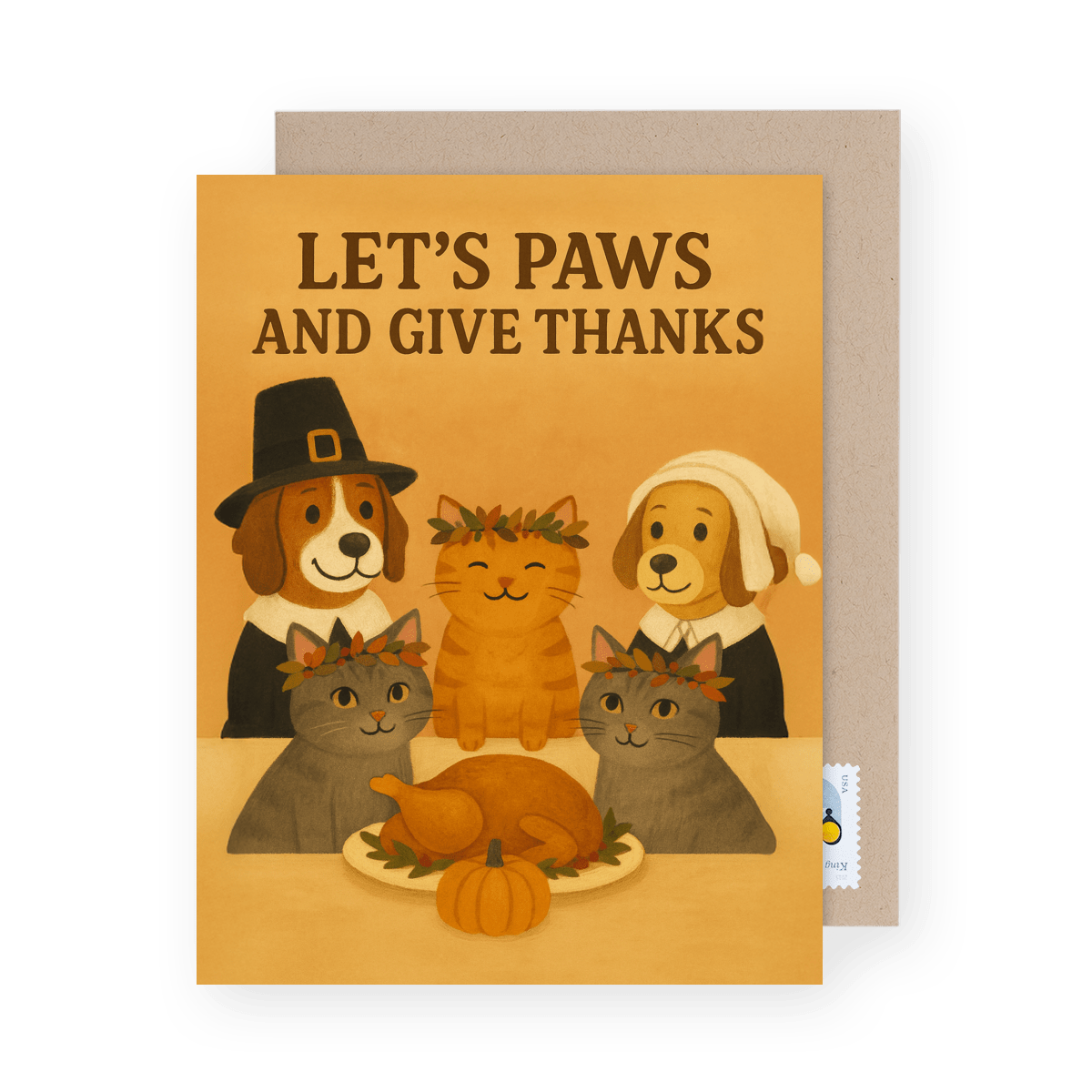 Let's Paws And Give Thanks