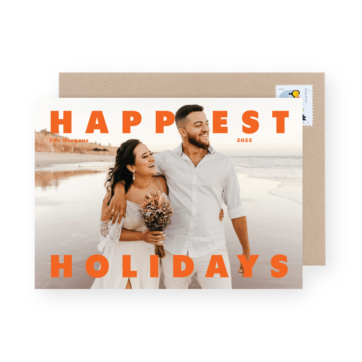 Happiest Cutout Newlyweds