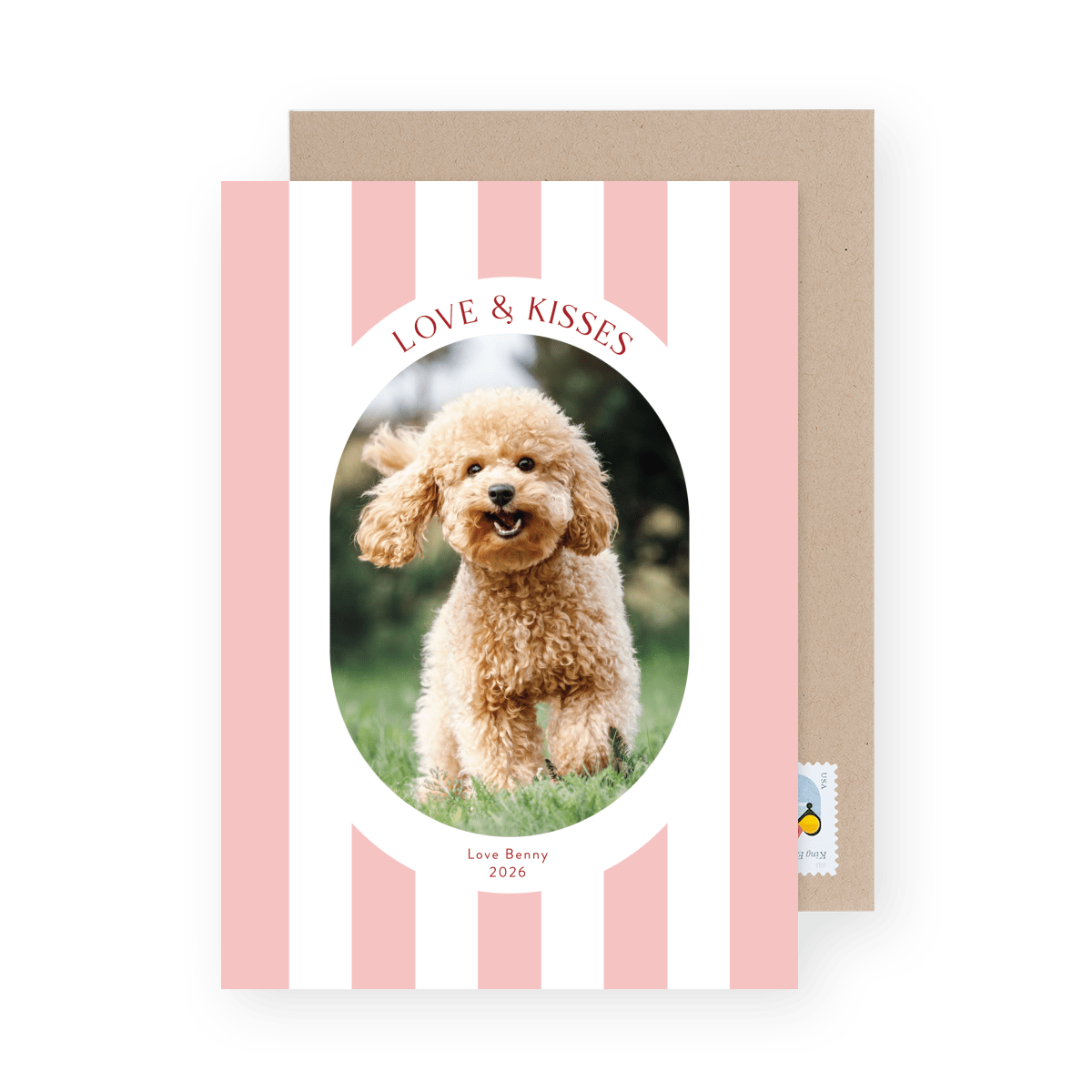 Pink Striped Cabana Cameo