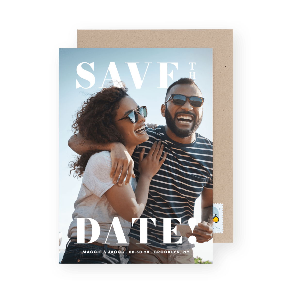 Bold Pop Out Save The Date