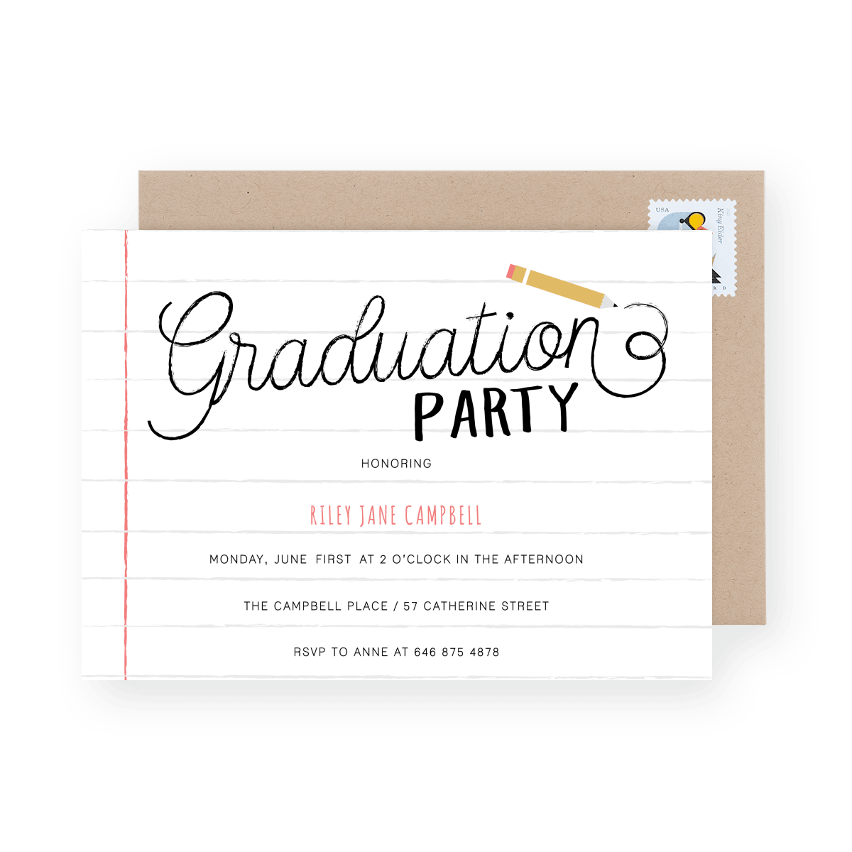 Notebook Graduation Party