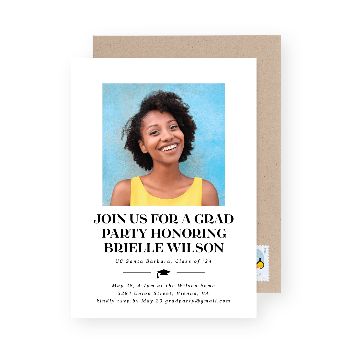 Little Mortarboard Invite