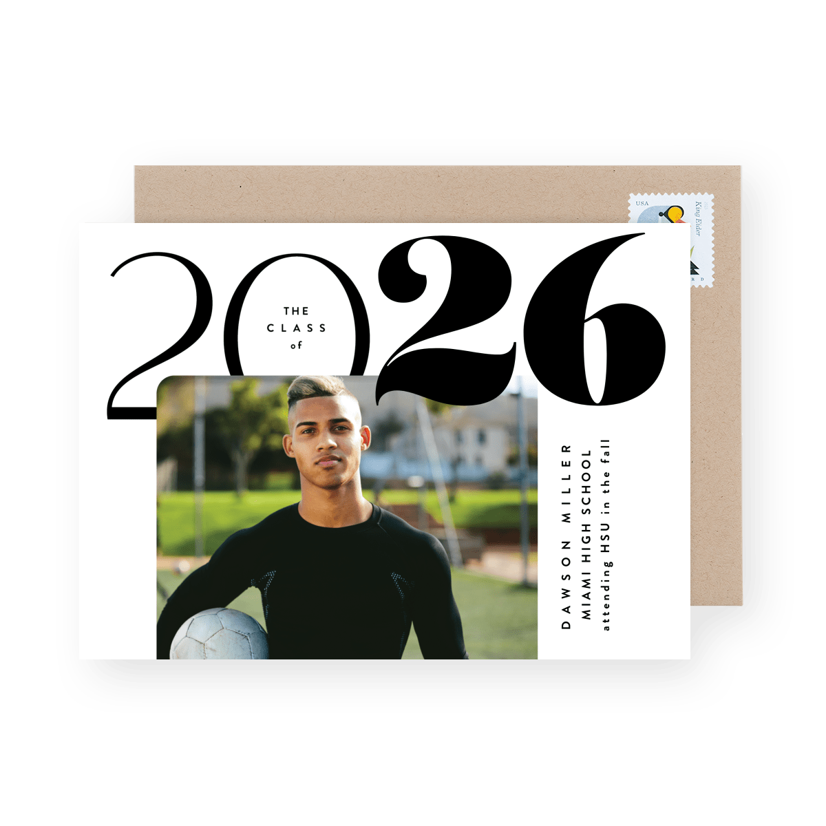 Grad Year Layers White