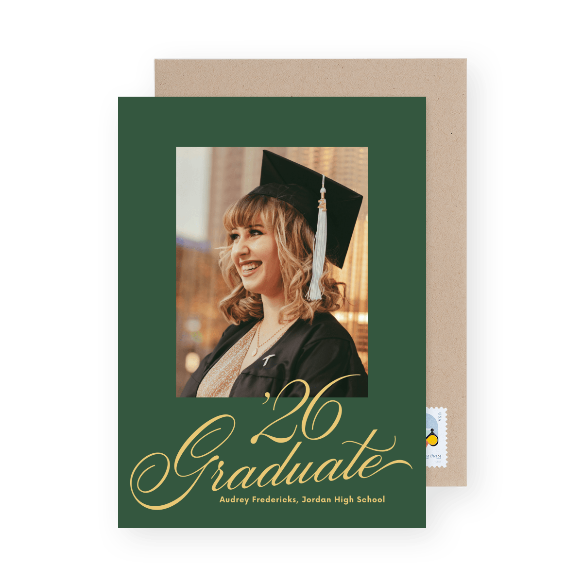Vintage Script Graduate 