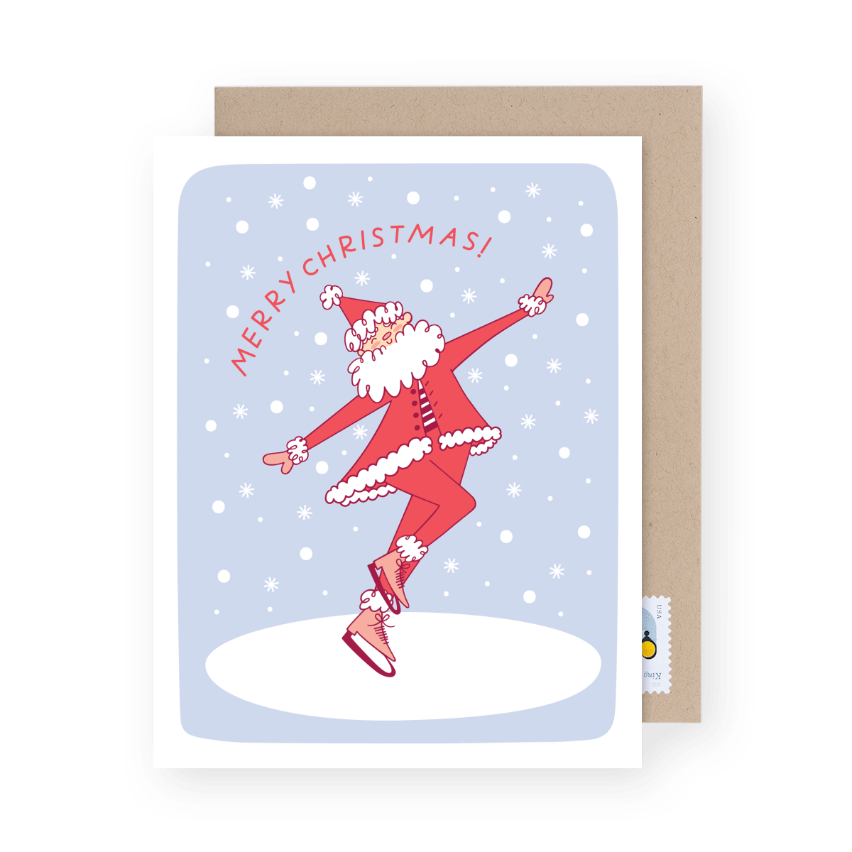 Skating Santa