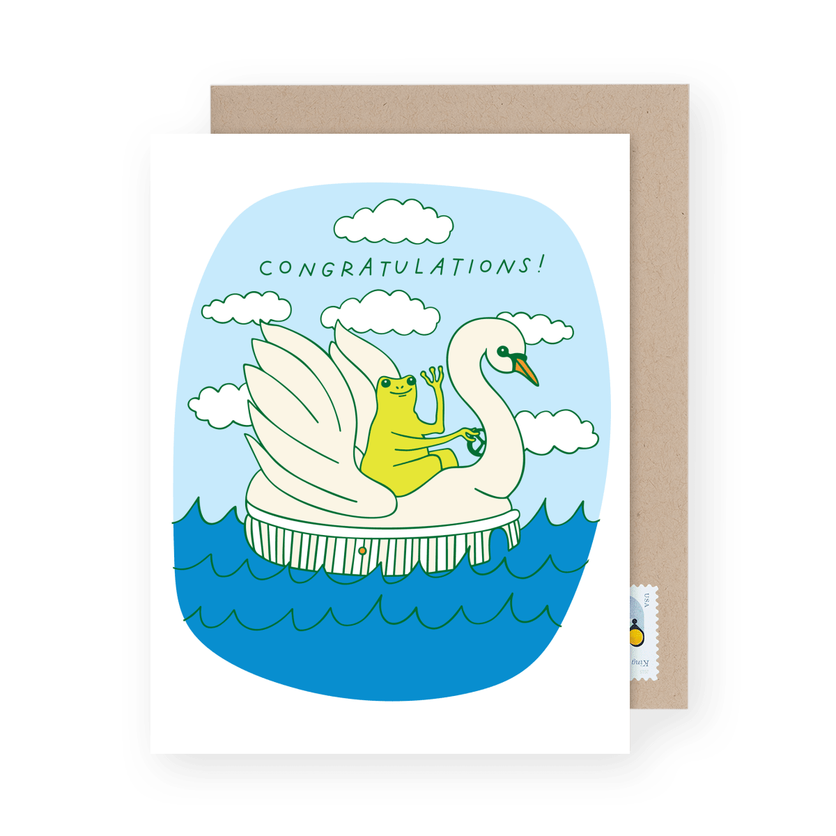 Swan Froggy Congrats